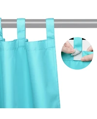 54"x108" Outdoor Privacy Curtain Drape Tab Top UV30+ Patio Lanai Pergola 8 Piece