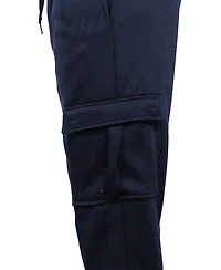 Blue Ice Men's Heavyweight Fleece-Lined Cargo Jogger Sweatpants-4PK