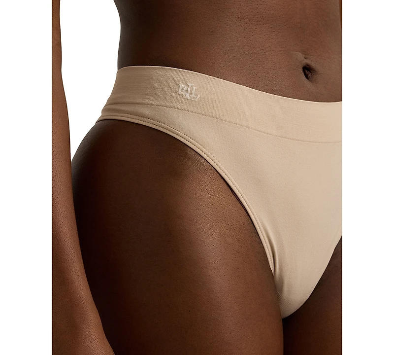 Lauren Ralph Women's Seamless Stretch Jersey Thong Underwear 4L0010