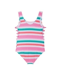 Child Girls Multi-Stripe Swimsuit