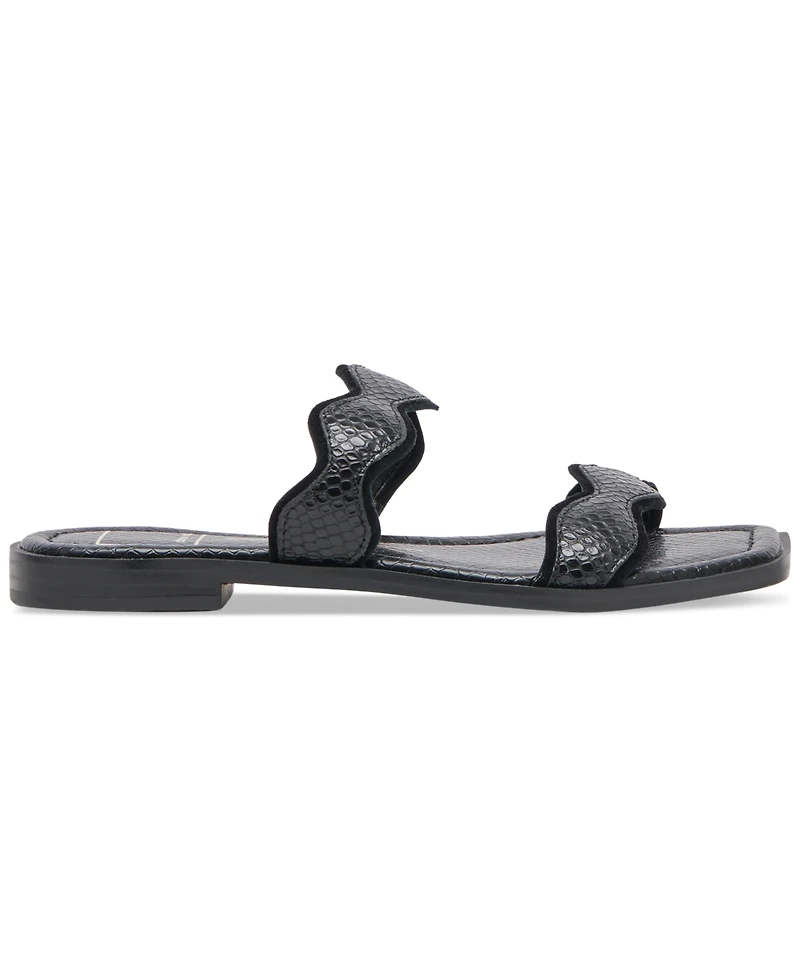 Dolce Vita Women's Ilva Wavy Double-Strap Slide Sandals