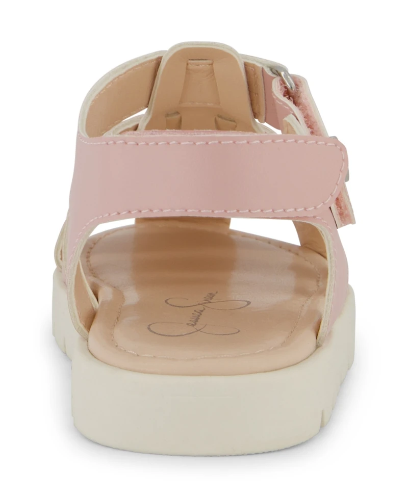 Jessica Simpson Toddler Girls Tia Fisher Puffy Bow Casual Sandals