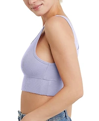 Hanes Women's Originals Cozywear Ribbed Longline Bralette OG116