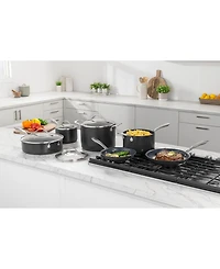 Guy Fieri's Flavortown Hard-Anodized Laser Titanium Aluminum 10-Pc. Cookware Set