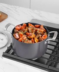 Guy Fieri's Flavortown Hard-Anodized Laser Titanium Aluminum 6-Qt. Dutch Oven with Lid