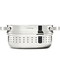 Caraway Nonstick Stainless Steel 6.5-Qt. Dutch Oven Steamer