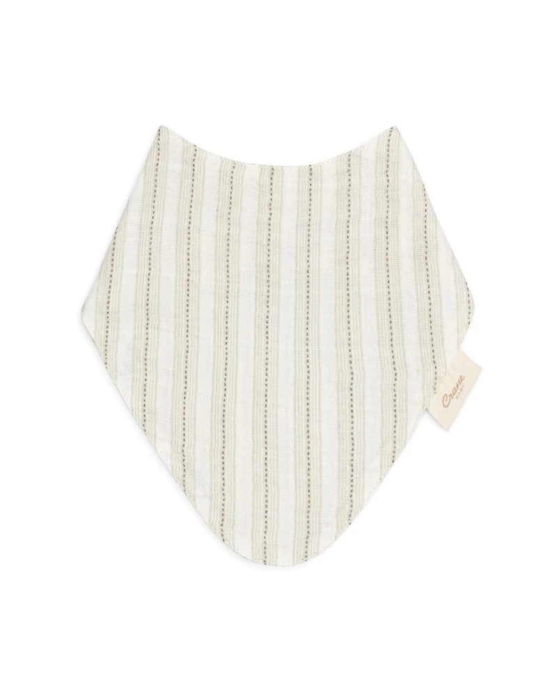 Crane Baby Cotton 3-pc. Bunny Bib Set