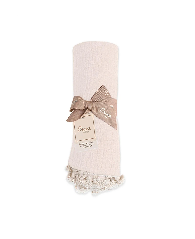 Crane Baby 6-Layer Muslin Blanket Desert