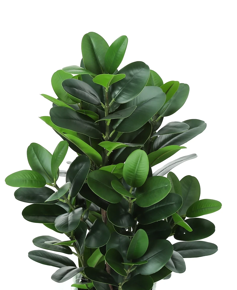 Monarch Specialties 31" Indoor Artificial Floor Garcinia Tree with Decorative White Cement Pot