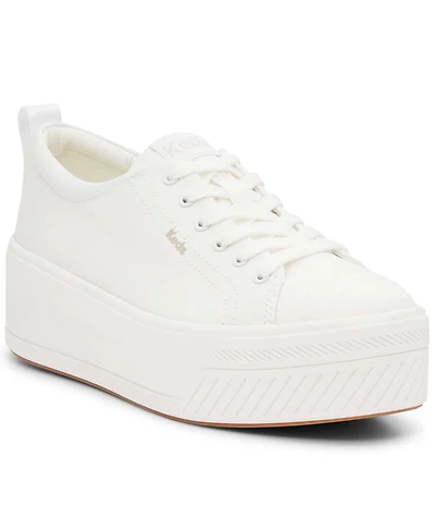 Keds Women's Skyler Canvas Lace-Up Platform Casual Sneakers from Finish Line