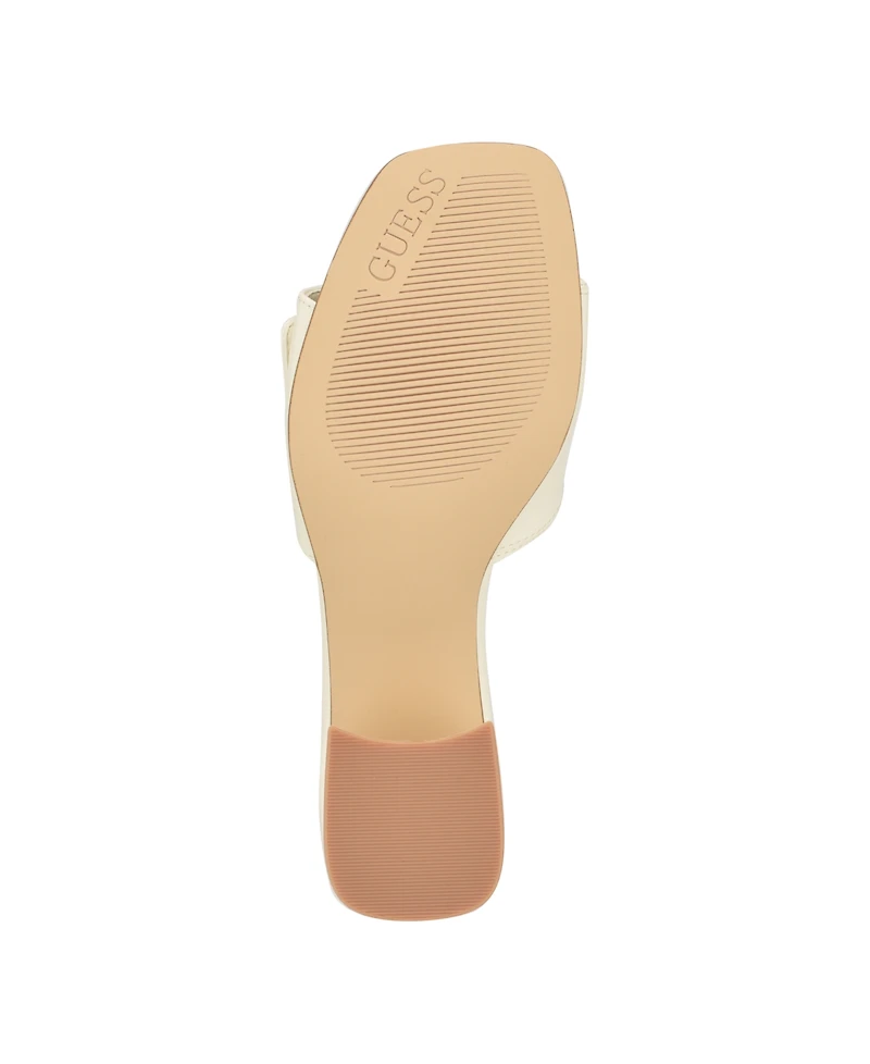 Guess Women's Gallai Block Heel Slip-On Sandals