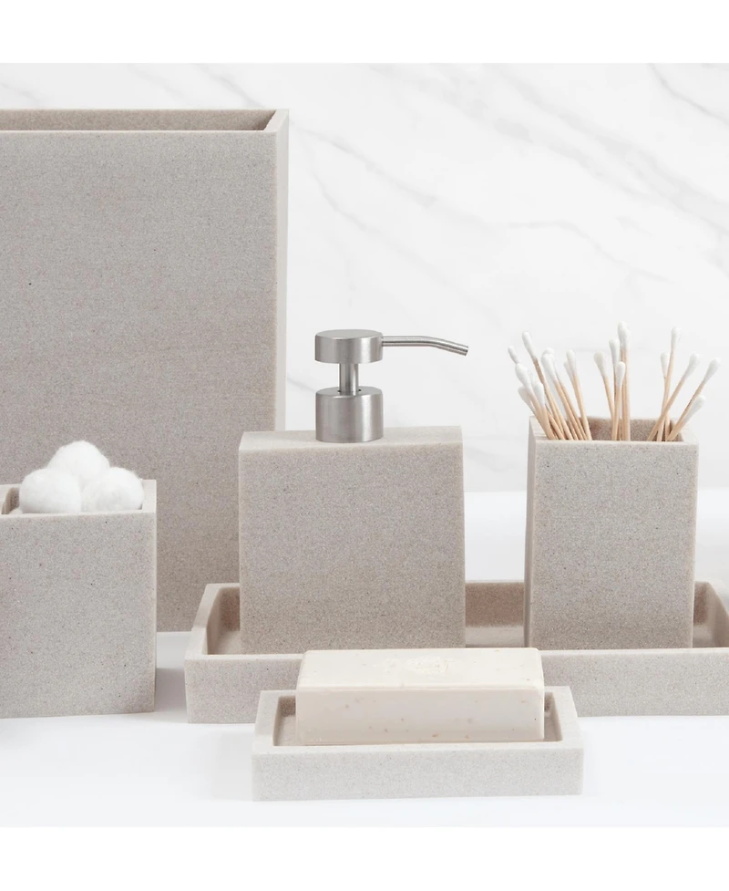 Cassadecor Dune Textured Resin Wastebasket