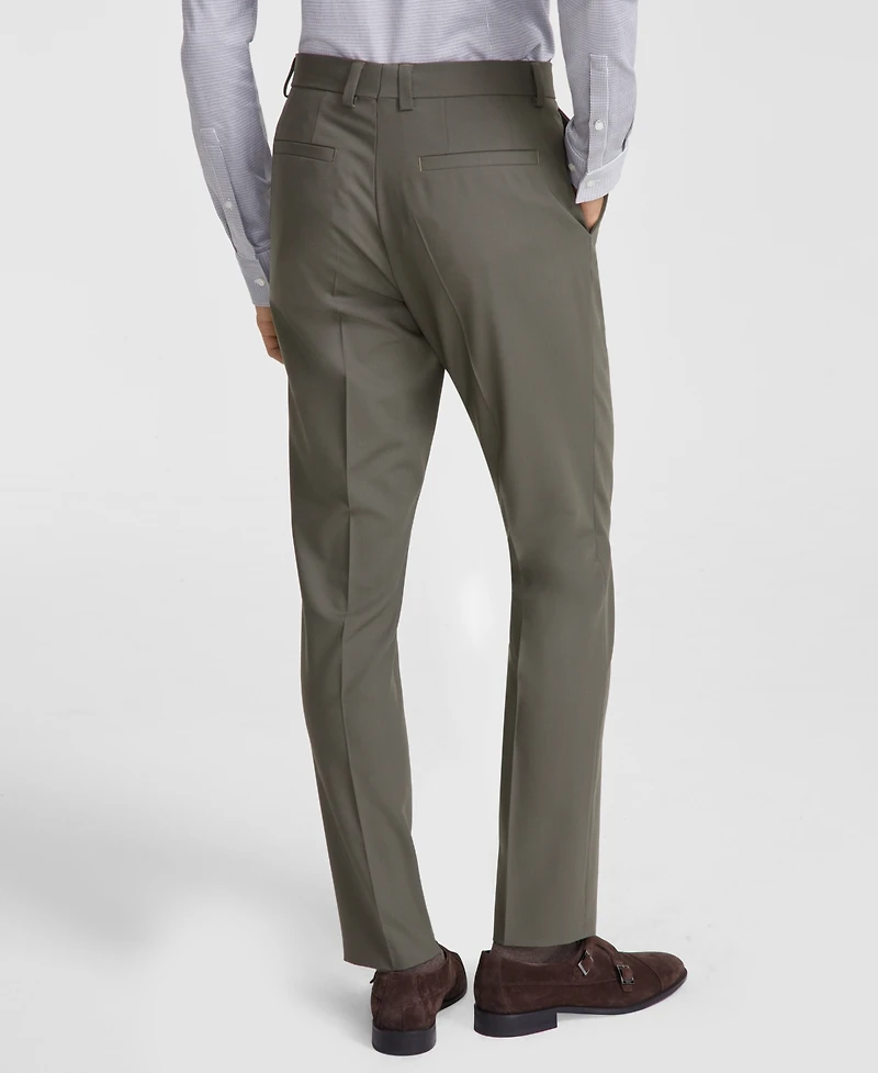 Hugo by Boss Men's Modern-Fit Solid Suit Separate Pants