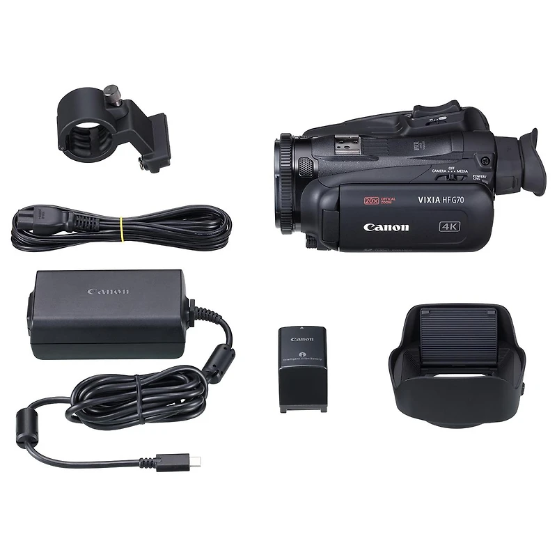 Canon Vixia Hf G70 4K Ultra Hd Camcorder with 20x Optical Zoom Lens