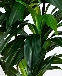 Nearly Natural 8ft. Artificial Dracaena Tree with Real Touch Leaves
