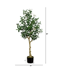 Nearly Natural 4ft. Artificial Olive Tree