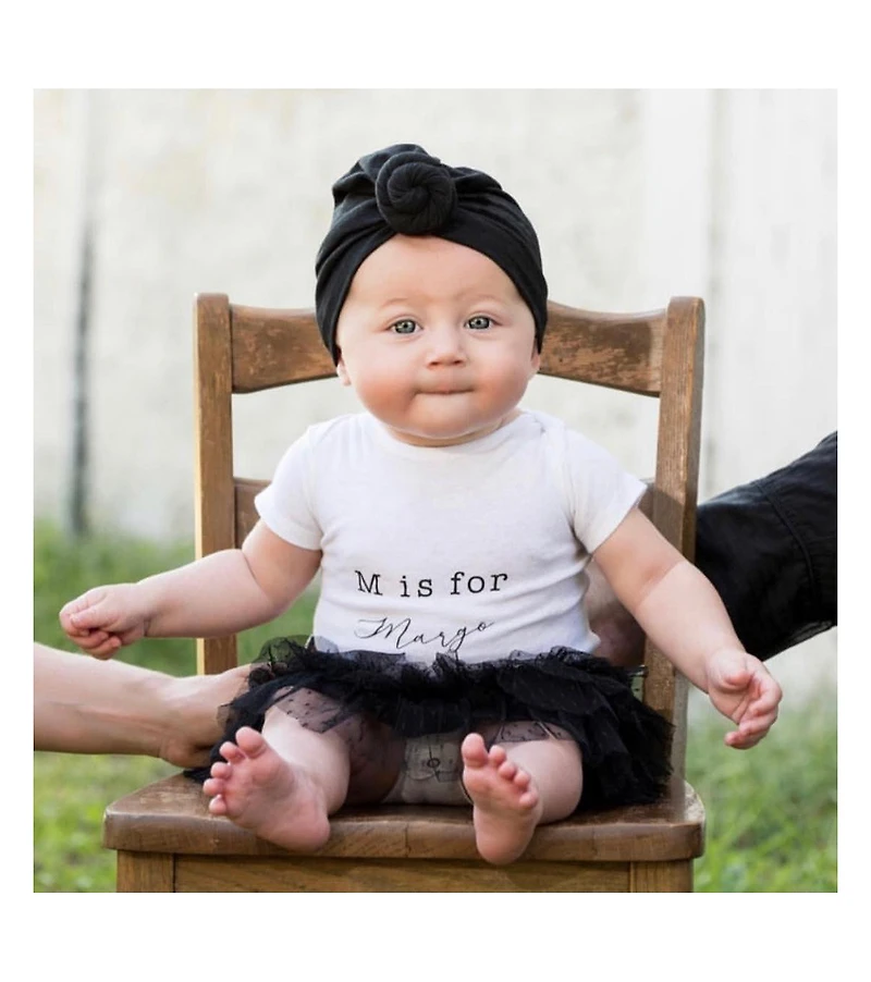Headbands of Hope Baby Girls Baby Turban - Black
