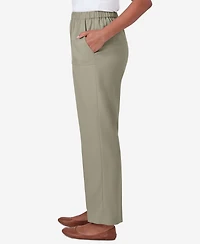Alfred Dunner Women's Tuscan Sunset Twill Average Length Pants