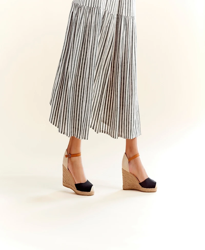 White Mountain Women's Mamba Espadrille Wedges