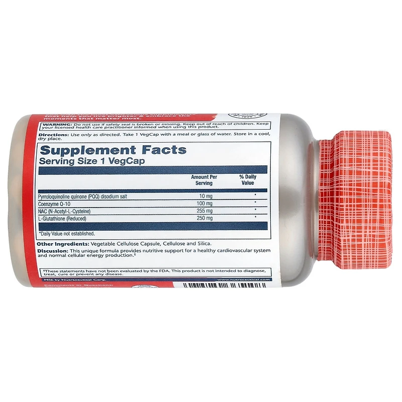 Solaray Pqq CoQ-10 with Nac & Glutathione - 30 VegCaps