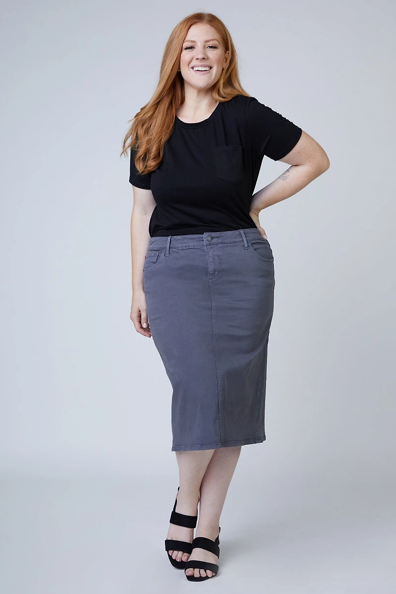 Slink Jeans Plus Color Skirt