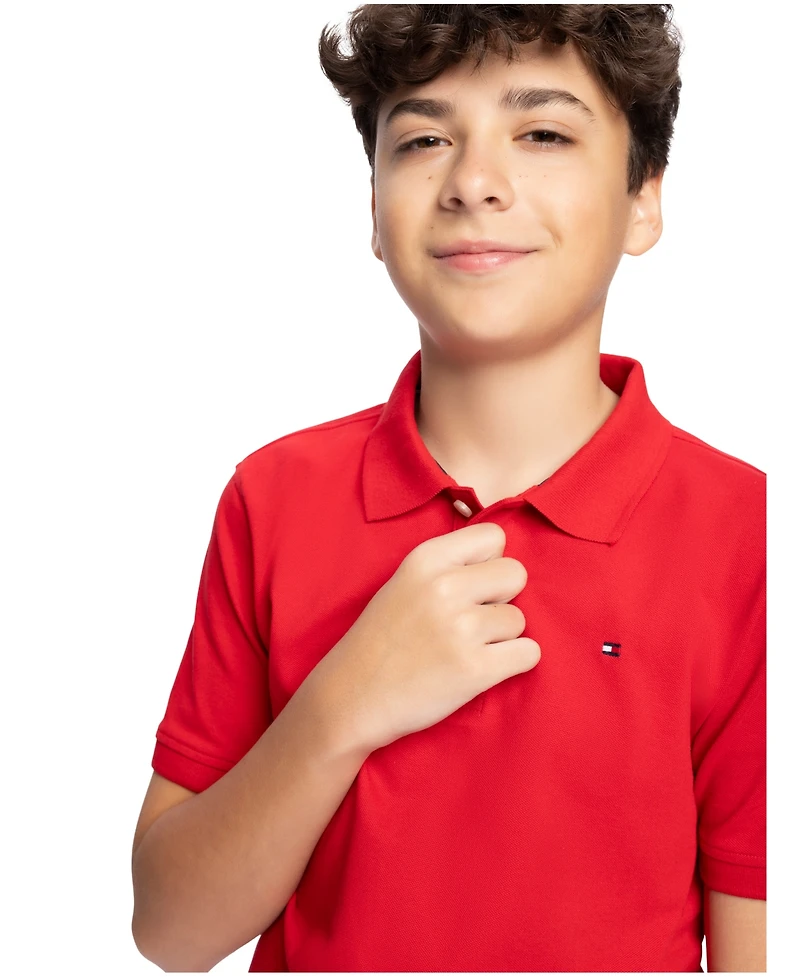 Tommy Hilfiger Big Boys Ivy Stretch Polo Collared Shirt