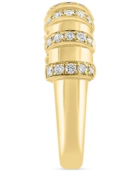 Effy Diamond Multirow Statement Ring (1/3 ct. t.w.) in 14k Gold