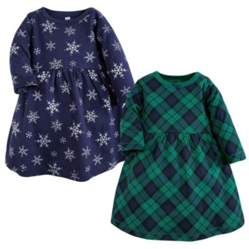 Hudson Baby Big Girls Hudson 2pk Long Sleeve Dress