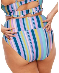 Adore Me Women's Rainey Swimwear High Waist Bikini Panty