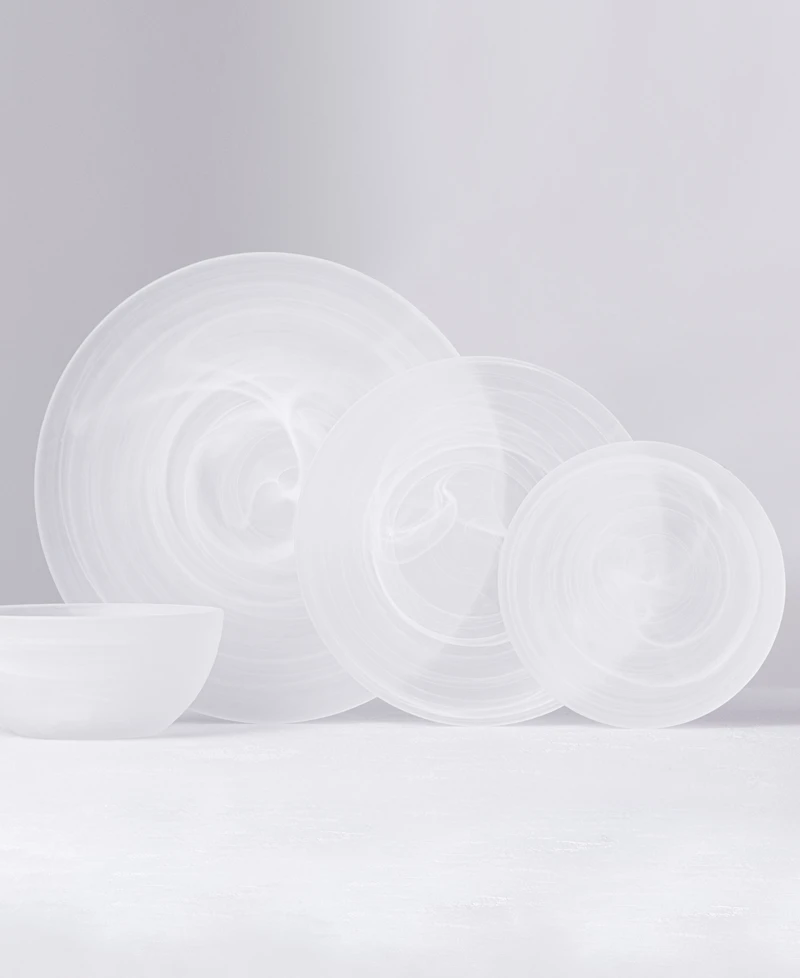 Fortessa La Jolla Glass Dinner Plates, Set of 4