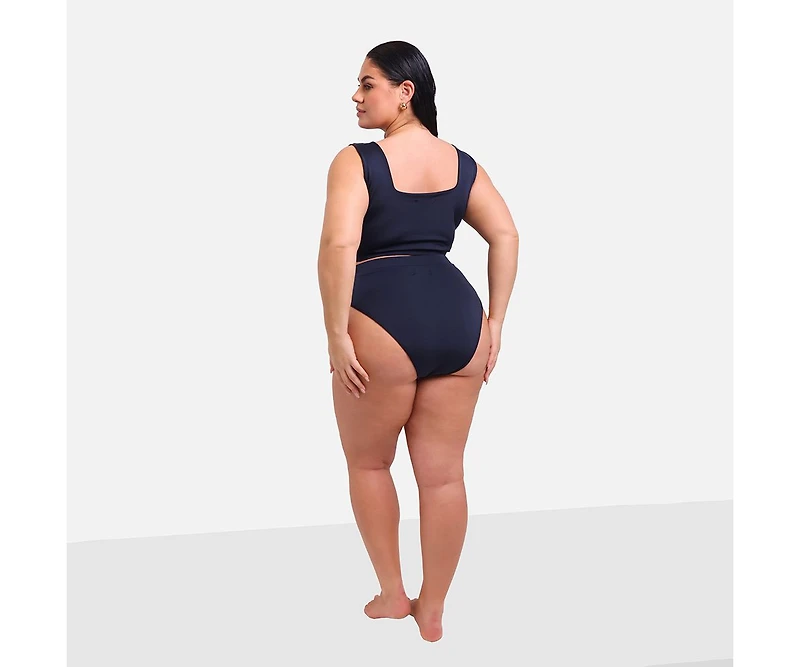 Rebdolls Plus Essential High Waist Bikini Bottom