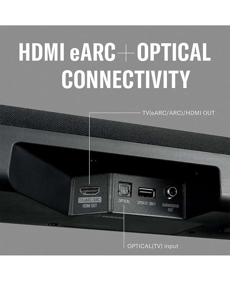 Yamaha Sr-B30A Sound Bar with Dolby Atmos & Built-In Subwoofers