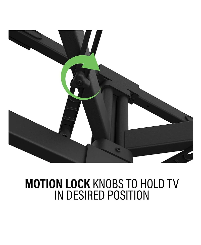 Sanus VODLF125-B2 Premium Outdoor Full-Motion Mount with Corrosion Resistant Coating & Stainless-Steel Hardware for 40"-85" TVs