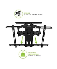 Kanto PDX650 Articulating Full Motion Tv Mount for 37" - 75"