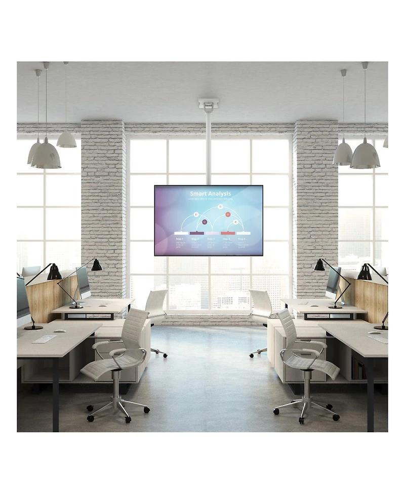 Kanto CM600 Full Motion Telescopic Ceiling Tv Mount for 37 - 70" Tv