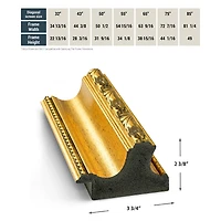 Deco Tv Frames 65" Customizable Frame for Samsung The Frame 65" Customizable Frame for Samsung The Frame Tv 2021-2023