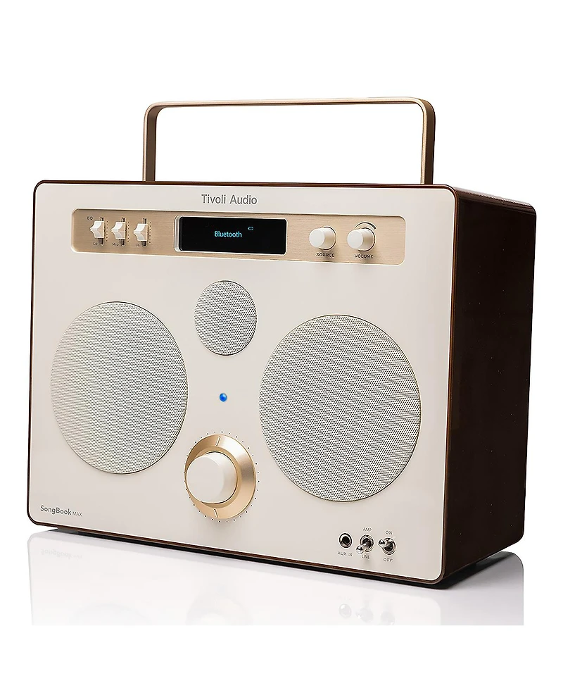 Tivoli Audio Songbook Max Bluetooth Speaker with Built-In Pre-Amp and Carrying Handle