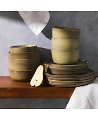 Gibson Elite James Street Reactive 16 Pc. Dinnerware Set, Service for 4