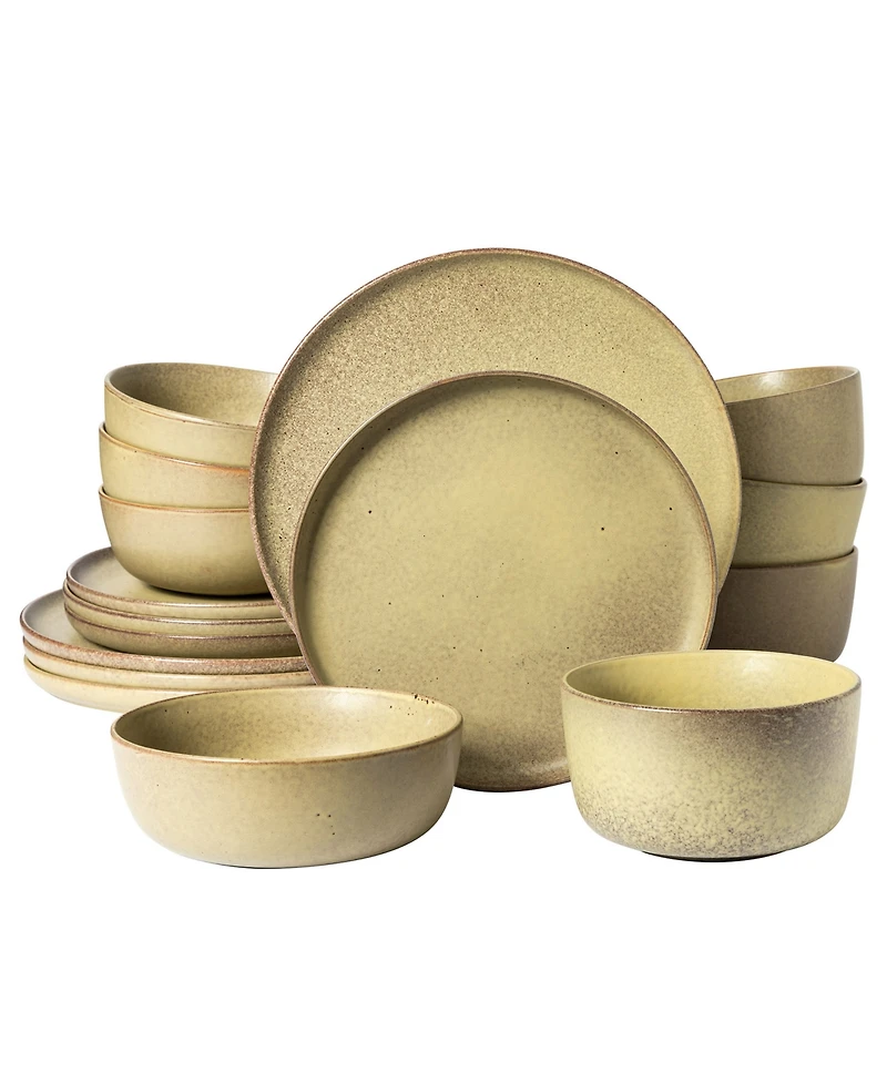 Gibson Elite James Street Reactive 16 Pc. Dinnerware Set, Service for 4