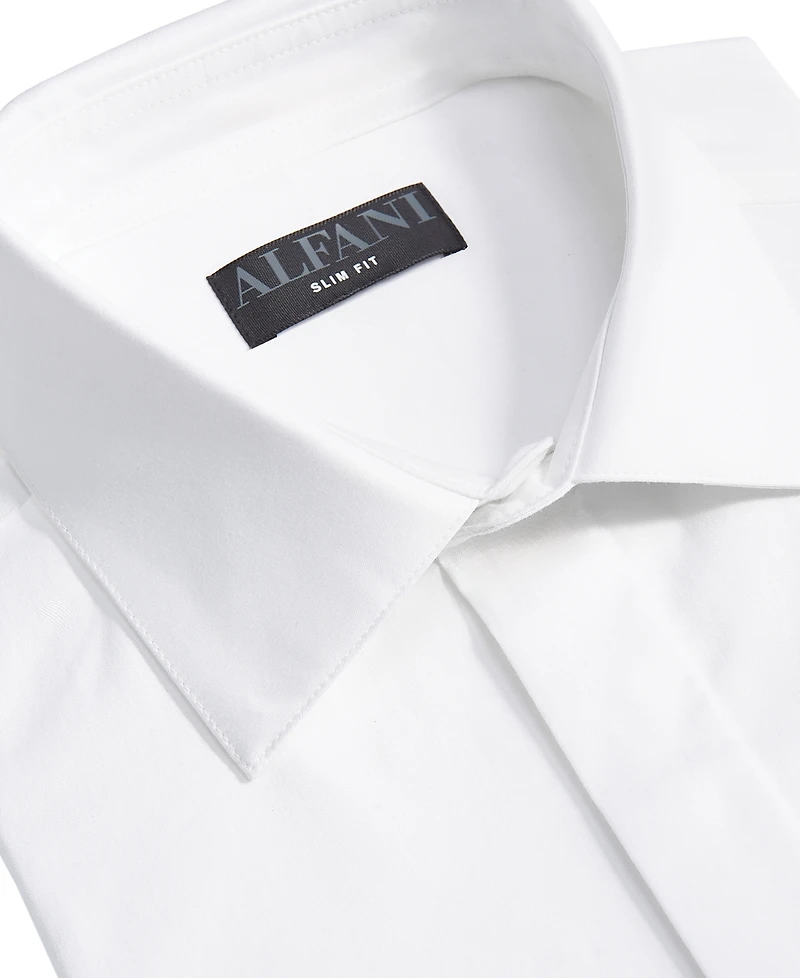 Alfani Men's Slim Fit Covered Placket Tuxedo Shirt, Created for Macy's