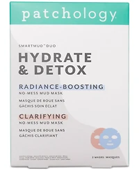 Patchology 2-Pc. SmartMud Hydrate & Detox No-Mess Mud Mask Set