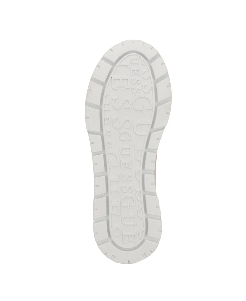Guess Women's Tesie Tread Bottom Platform Lace Up Sneakers