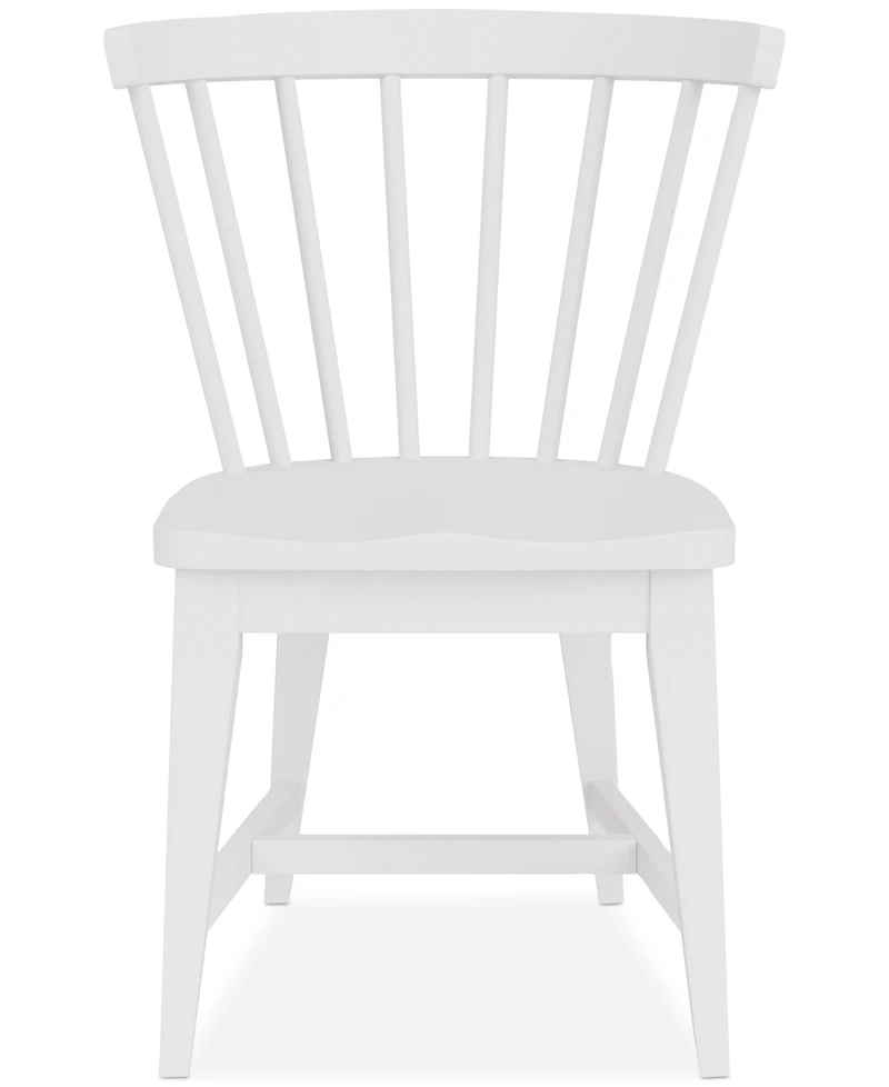 Closeout! Catriona 5pc Dining Set (Rectangular Dining Table & 4 Wood Side Chairs)