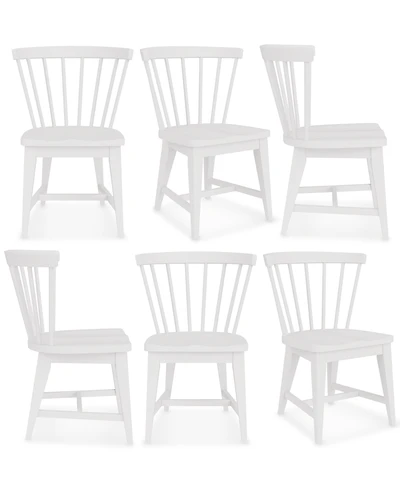 Closeout! Catriona 6 Pc. Wood Side Chair Set