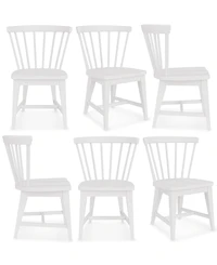 Closeout! Catriona 6 Pc. Wood Side Chair Set