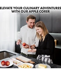 Zulay Kitchen Durable Stainless Steel Premium Apple Corer Remover