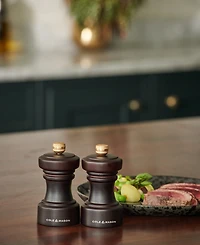 Cole & Mason Hoxton 4" Wooden Salt & Pepper Mill Gift Set