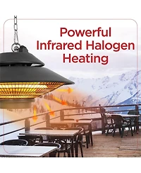 Black and Decker Patio Electric Heater for Ceiling, Heater for Outside with Remote Control