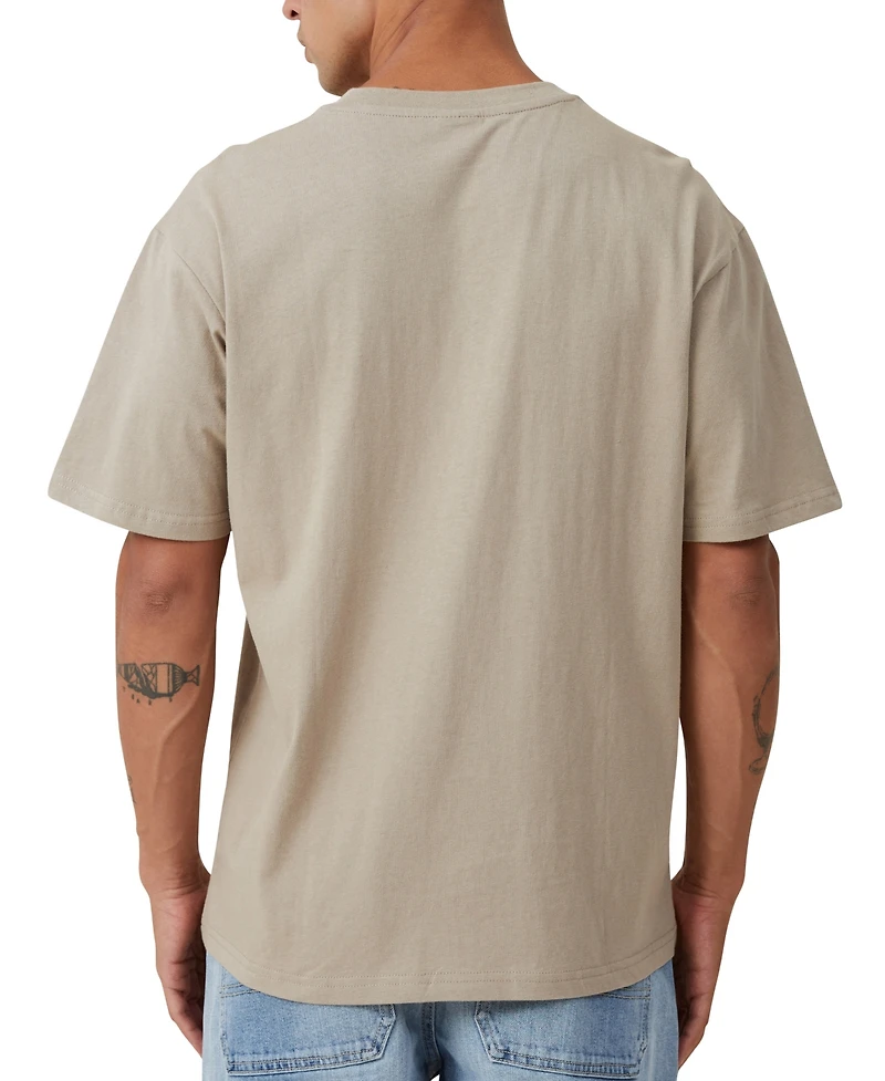 Cotton On Men's Loose Fit College T-Shirt