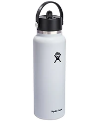 Hydro Flask 40-Oz Wide-Mouth Flex Straw Stainless Steel Bottle